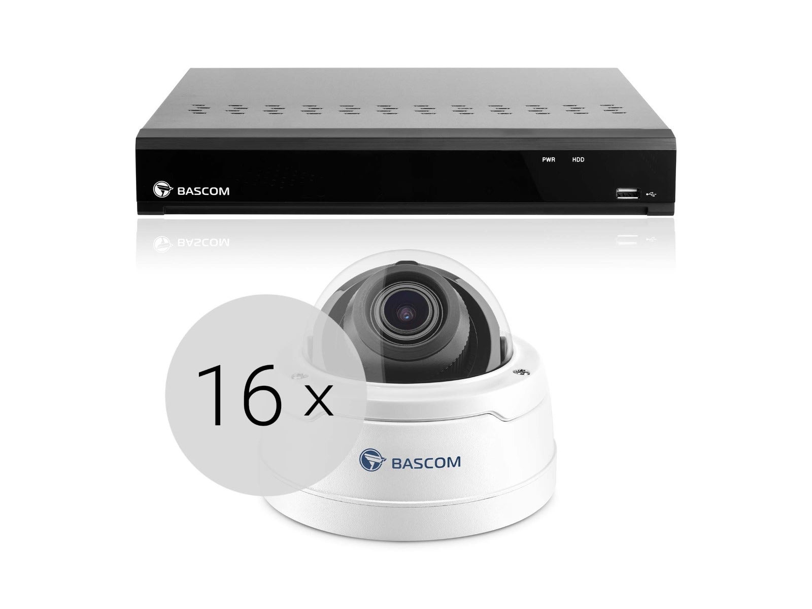 Trådlöst 16-dome-system PRO