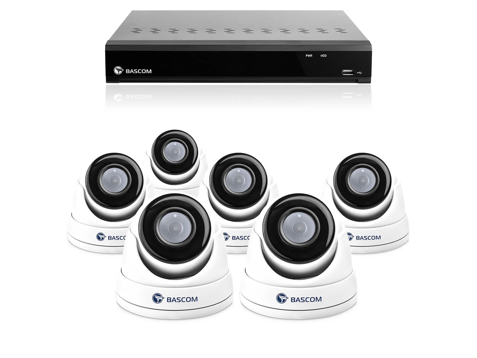 Trådlöst 6-dome-system