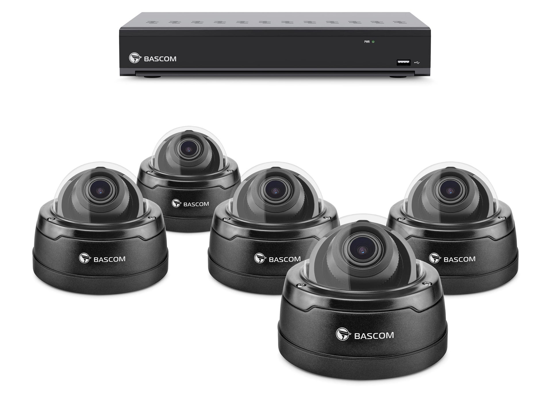 Trådbundet 5-dome-system PRO