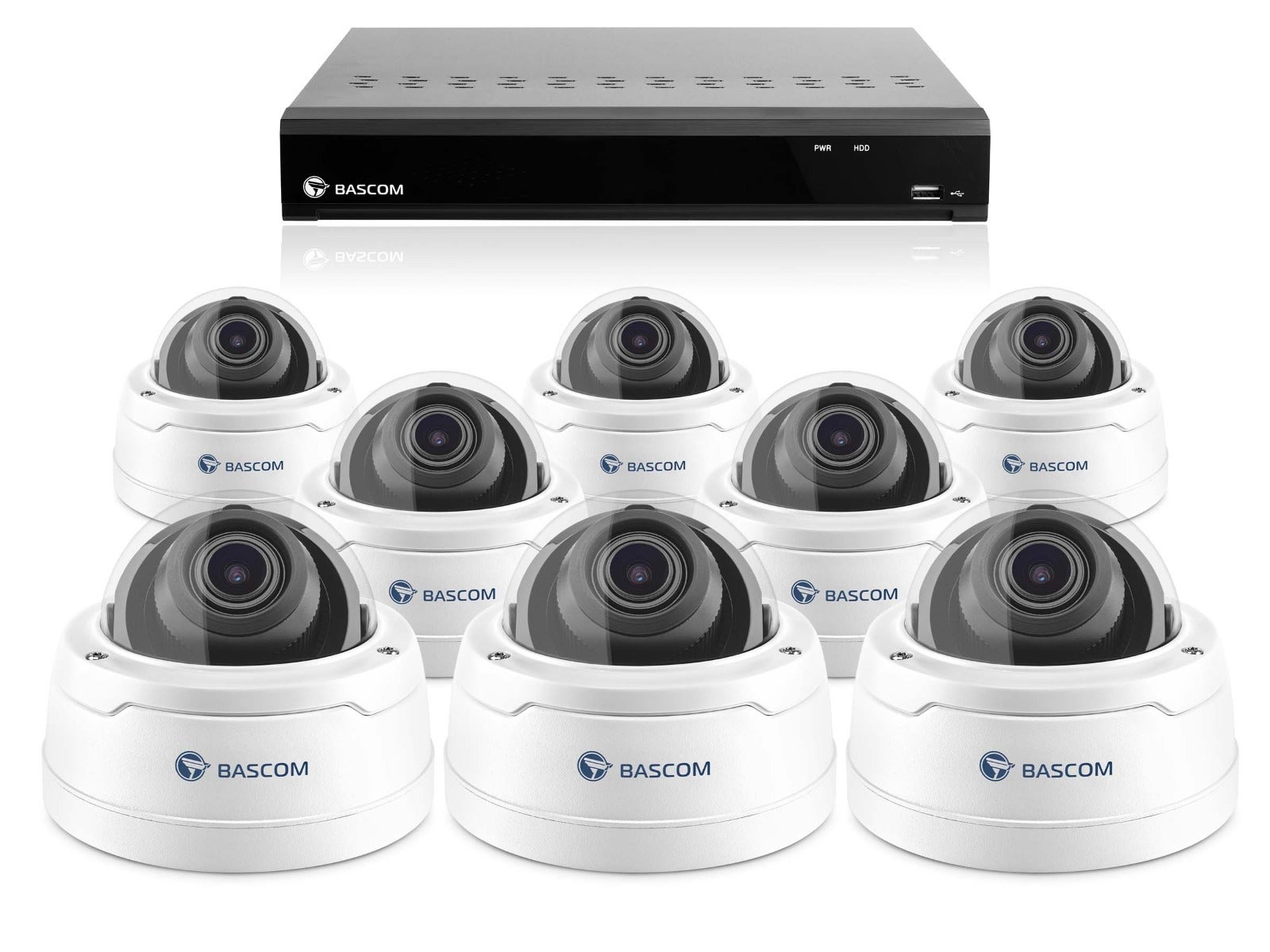 Trådlöst 8-dome-system PRO