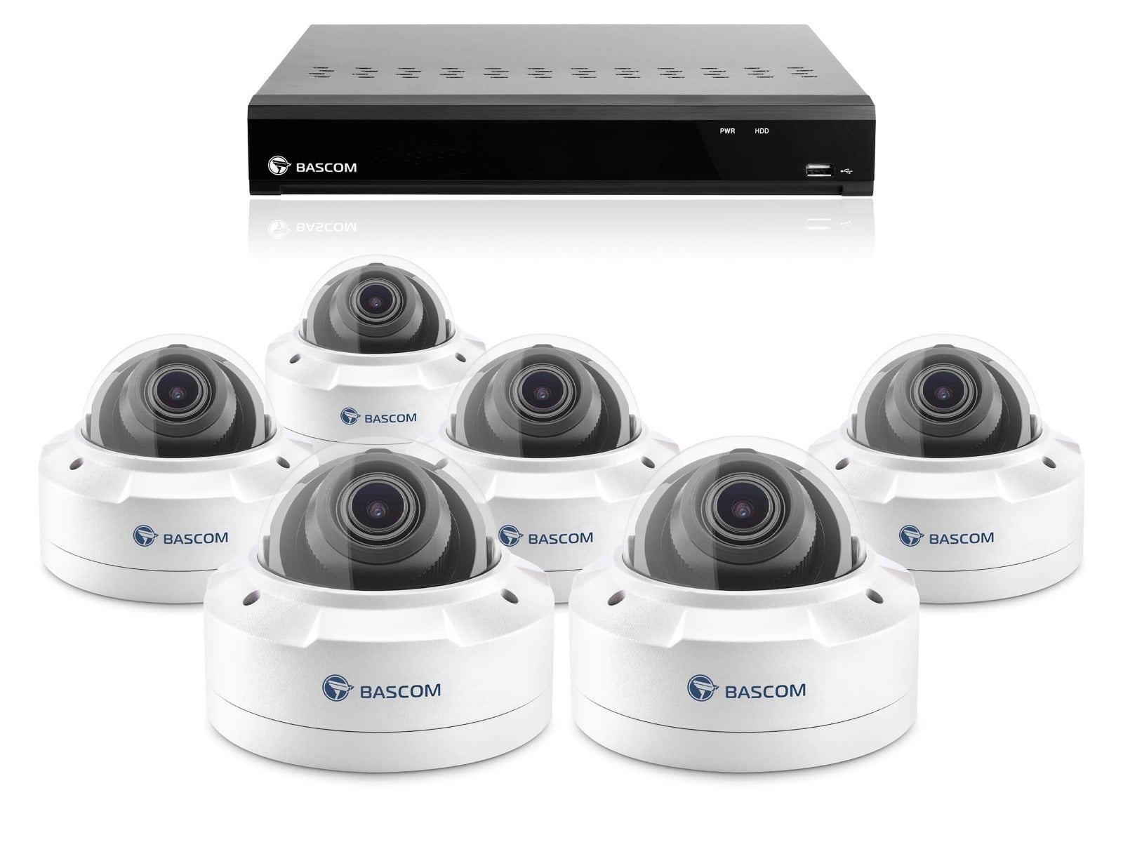 Trådlöst 6-dome-system PLUS