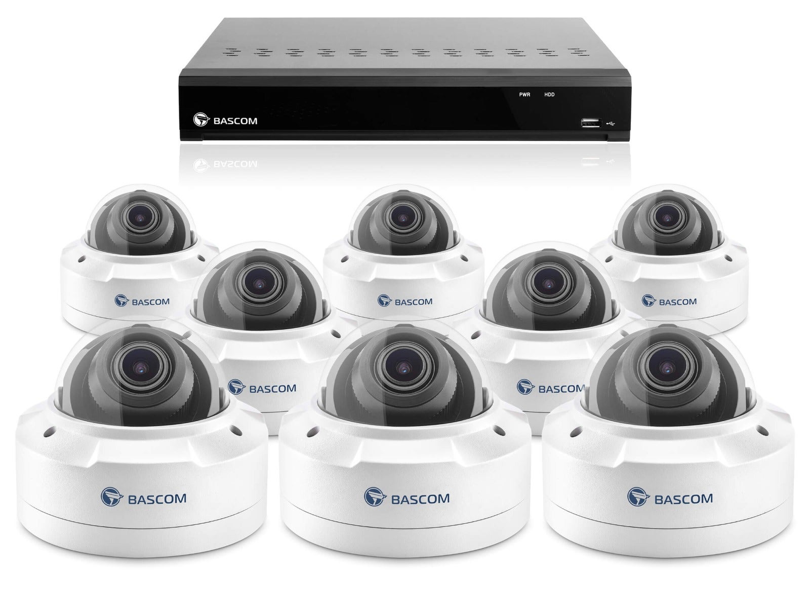 Trådlöst 8-dome-system PLUS