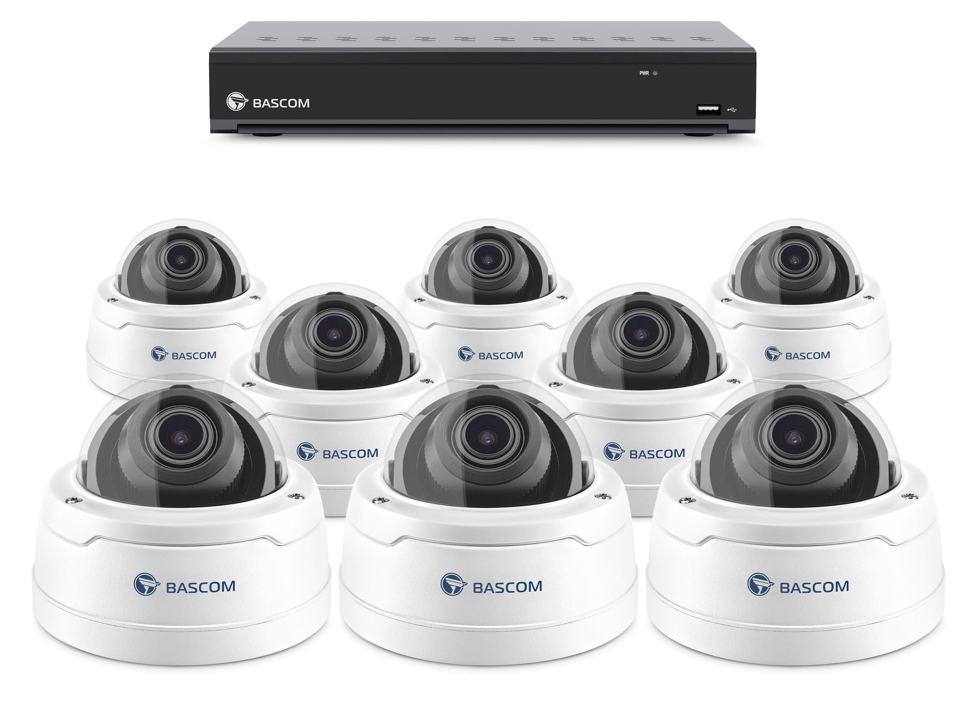 Trådbundet 8-dome-system PRO Trådbundet 8-dome-system PRO