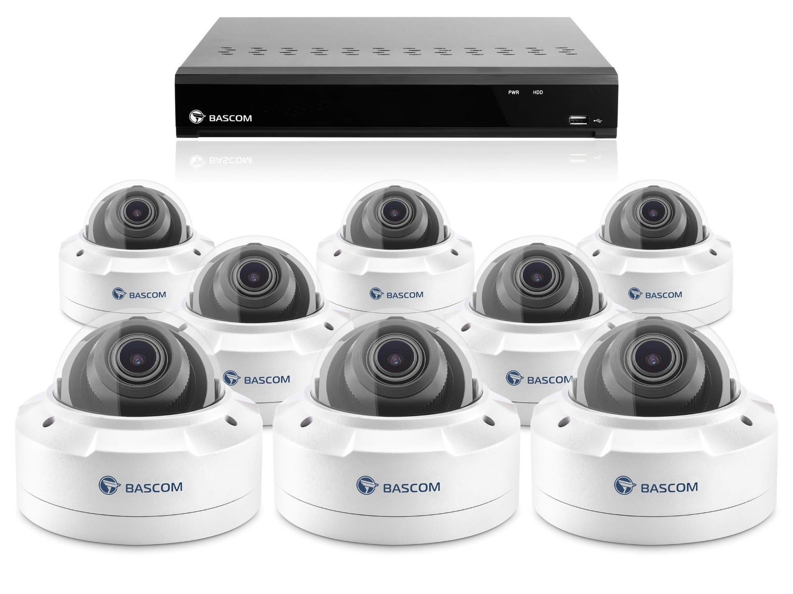 Trådbundet 8-dome-system PLUS Trådbundet 8-dome-system PLUS